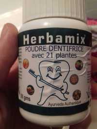 HERBAMIX - Poudre dentifrice avec 21 plantes