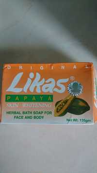 LIKAS - Papaya - Herbal bath soap for face and body