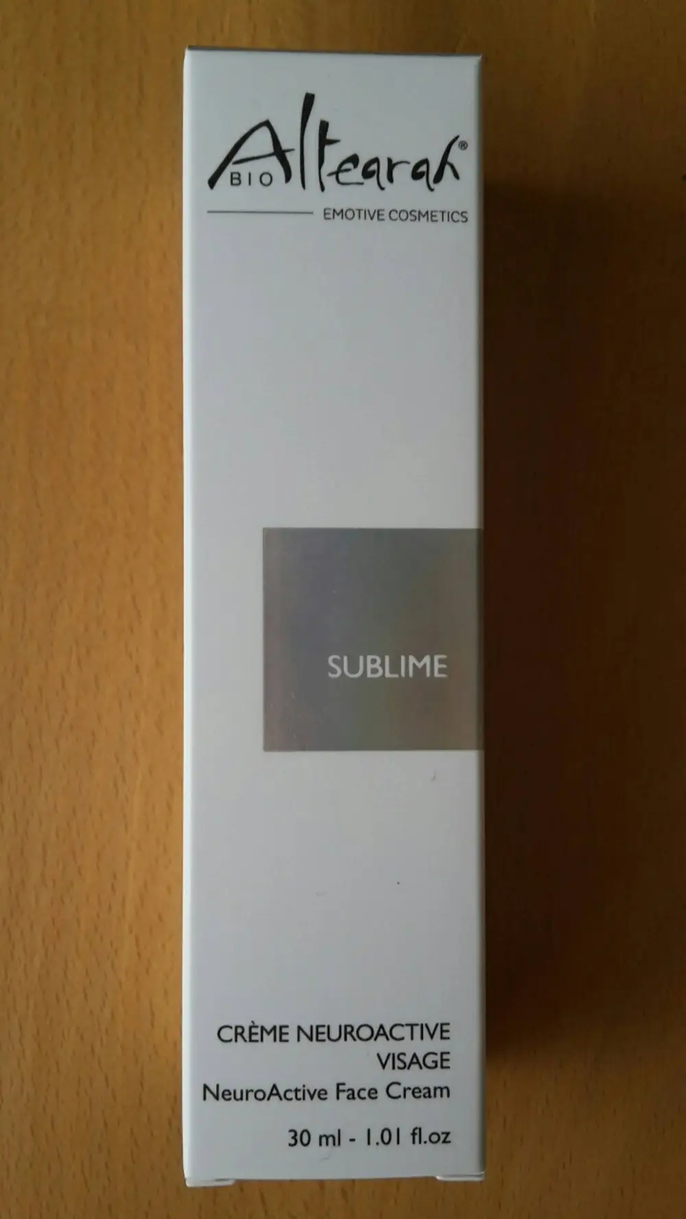 ALTEARAH BIO - Sublime - Crème neuroactive visage