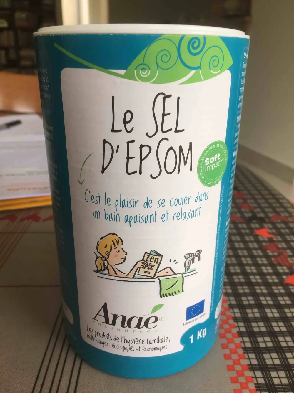 ANAÉ - Le sel d'Epsom - Bain apaisant et relaxant