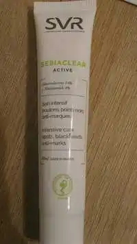 SVR LABORATOIRE DERMATOLOGIQUE - Sébiaclear active - Soin intensif boutons, points noirs, anti-marques