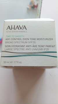 AHAVA - Time to smooth - Soin hydratant anti-âge teint parfait