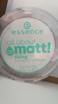 ESSENCE - All about matt! - Fixing compact powder