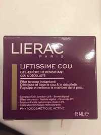 LIÉRAC - Liftissime cou - Gel-crème redensifiant cou& décolleté