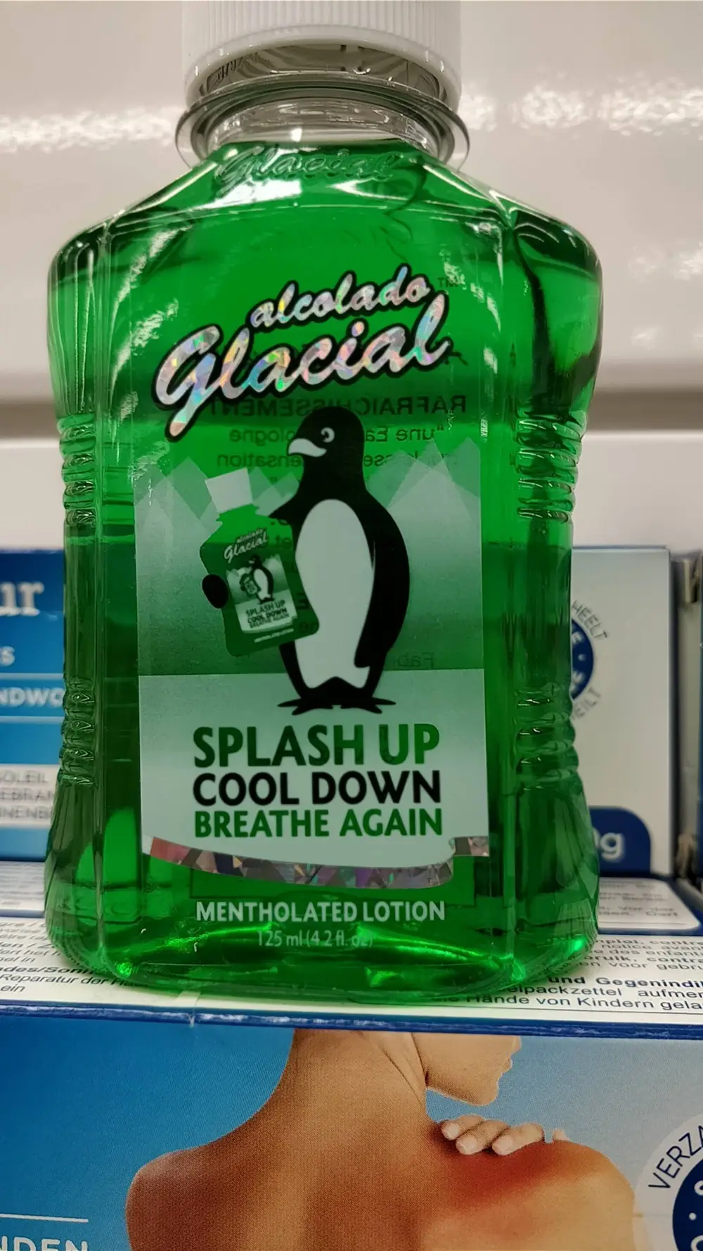 ALCOLADO GLACIAL - Splash up cool down breathe again - Mentholated lotion