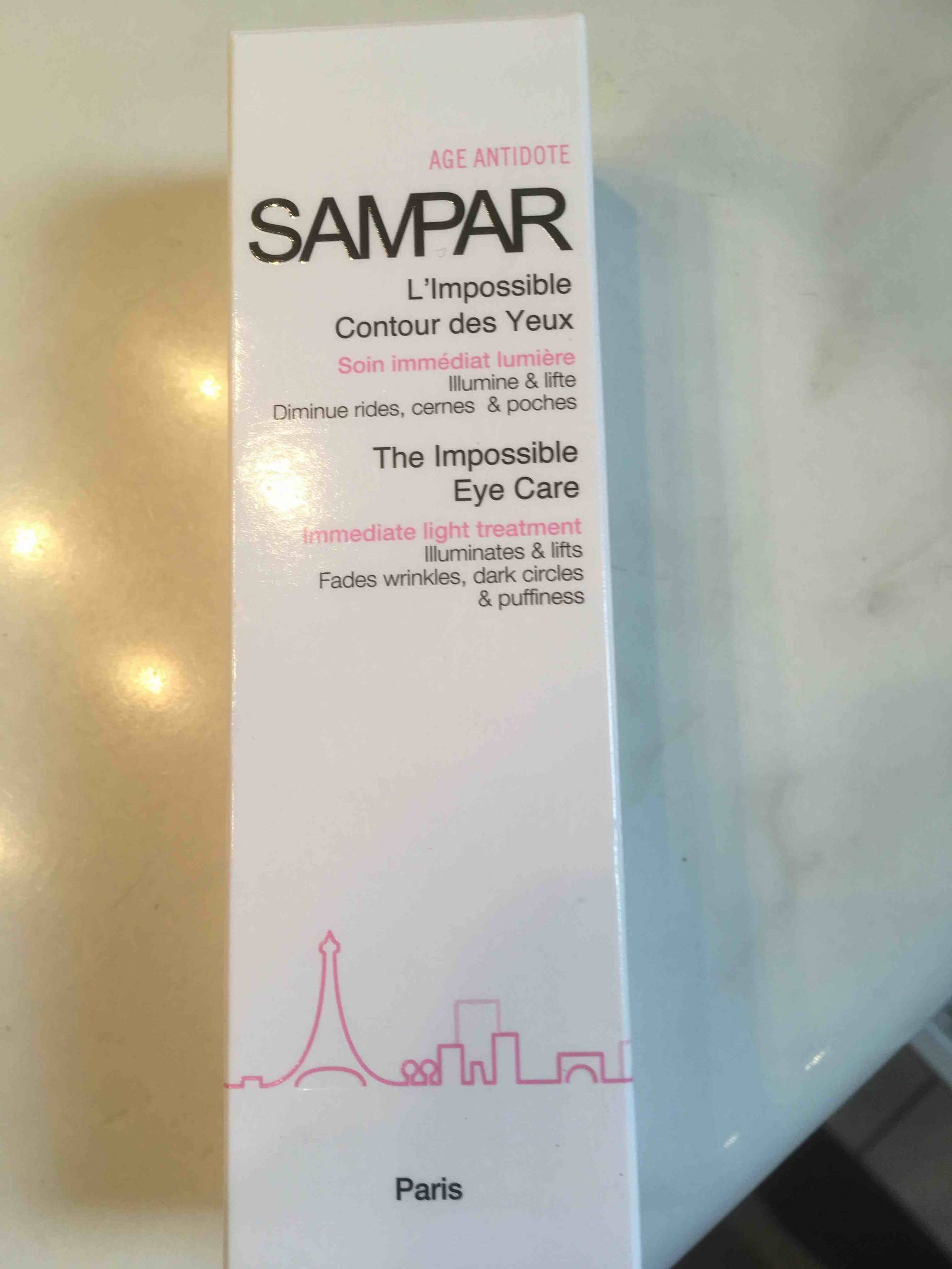 SAMPAR - Age antidote - L'impossible contour des yeux