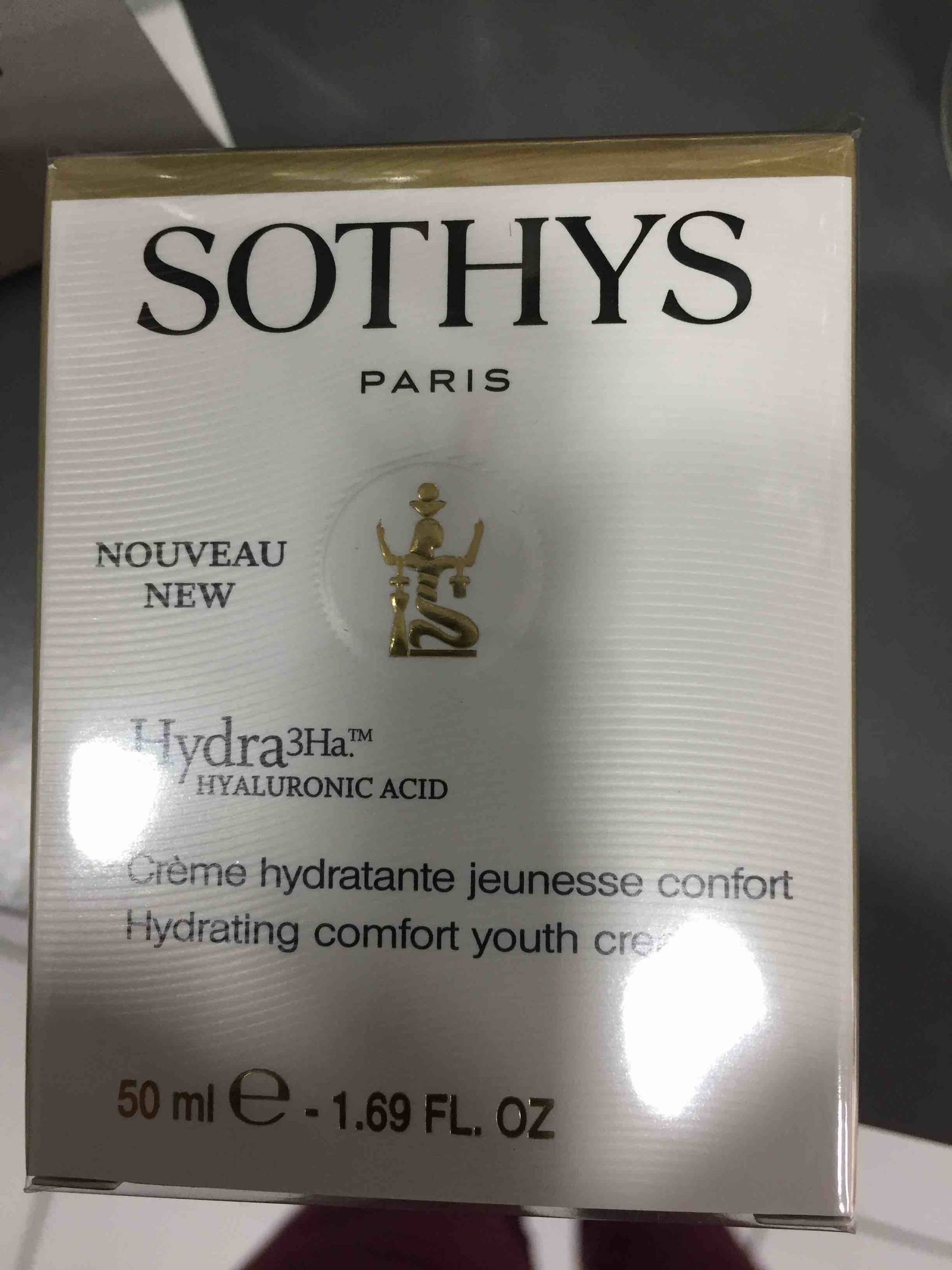 SOTHYS PARIS - Hydra 3Ha - Crème hydratante jeunesse confort