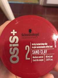 SCHWARZKOPF - Osis+ 2 sand clay - Argile texturisante effet brut