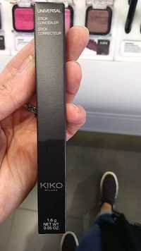 KIKO - Universal stick concealer - Stick correcteur