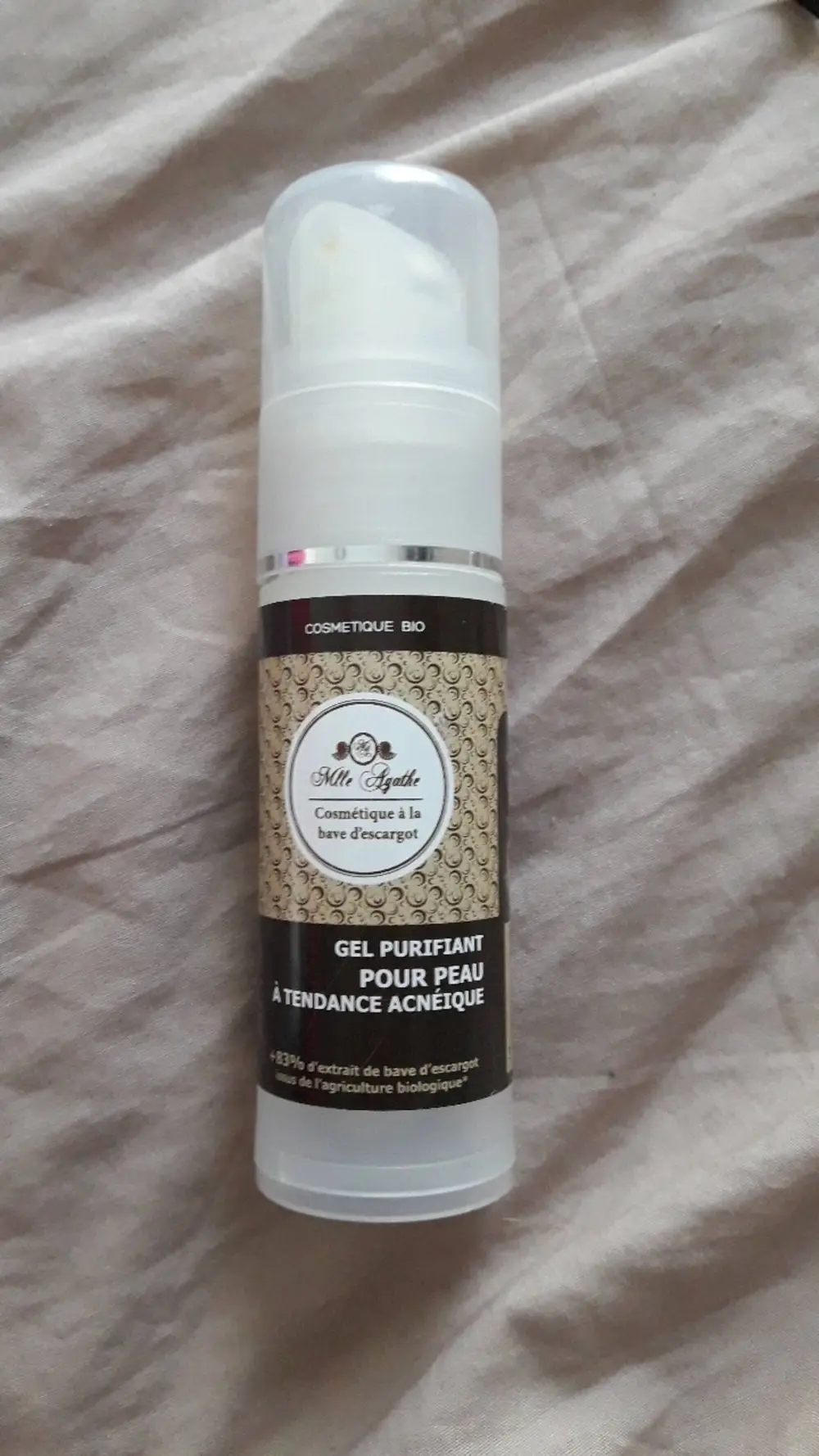 MLLE AGATHE - Cosmétique à la bave d'escargot - Gel purifiant