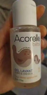 ACORELLE - Gel lavant corps & cheveux bébé