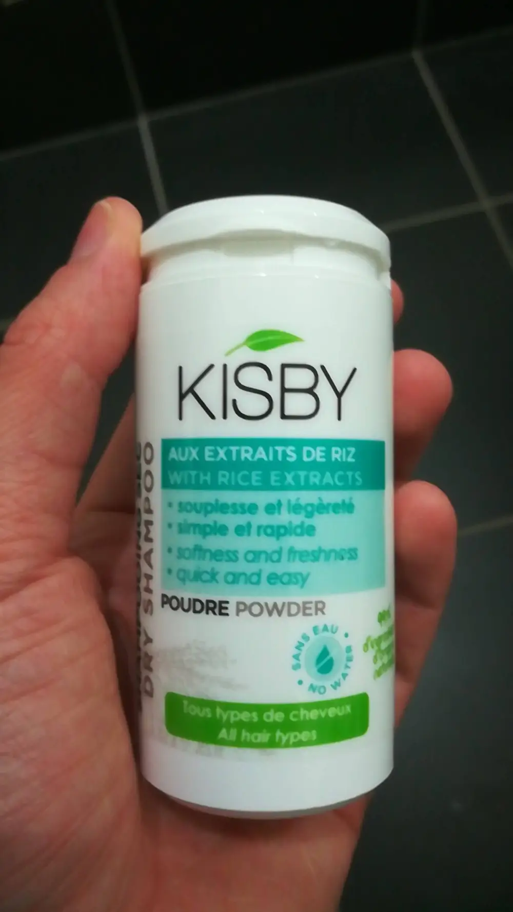 KISBY - Shampooing sec poudre aux extraits de riz