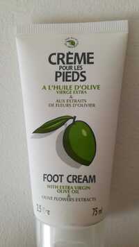 UNE OLIVE EN PROVENCE - Crème pour les pieds à l'huile d'olive