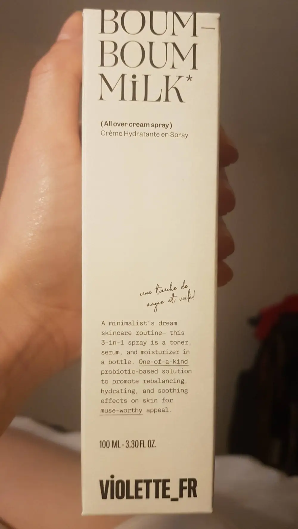 VIOLETTE_FR - Boum-boum milk - Crème hydratante en spray