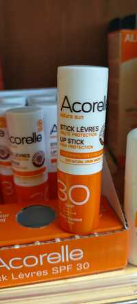 ACORELLE - Nature sun - Stick lèvres SPF 30 haute protection