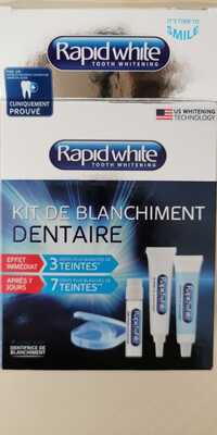RAPID WHITE - Kit de blanchiment dentaire