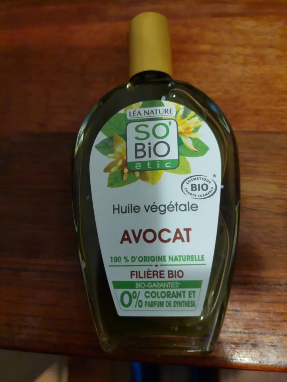 SO'BIO ÉTIC - Huile végétale avocat