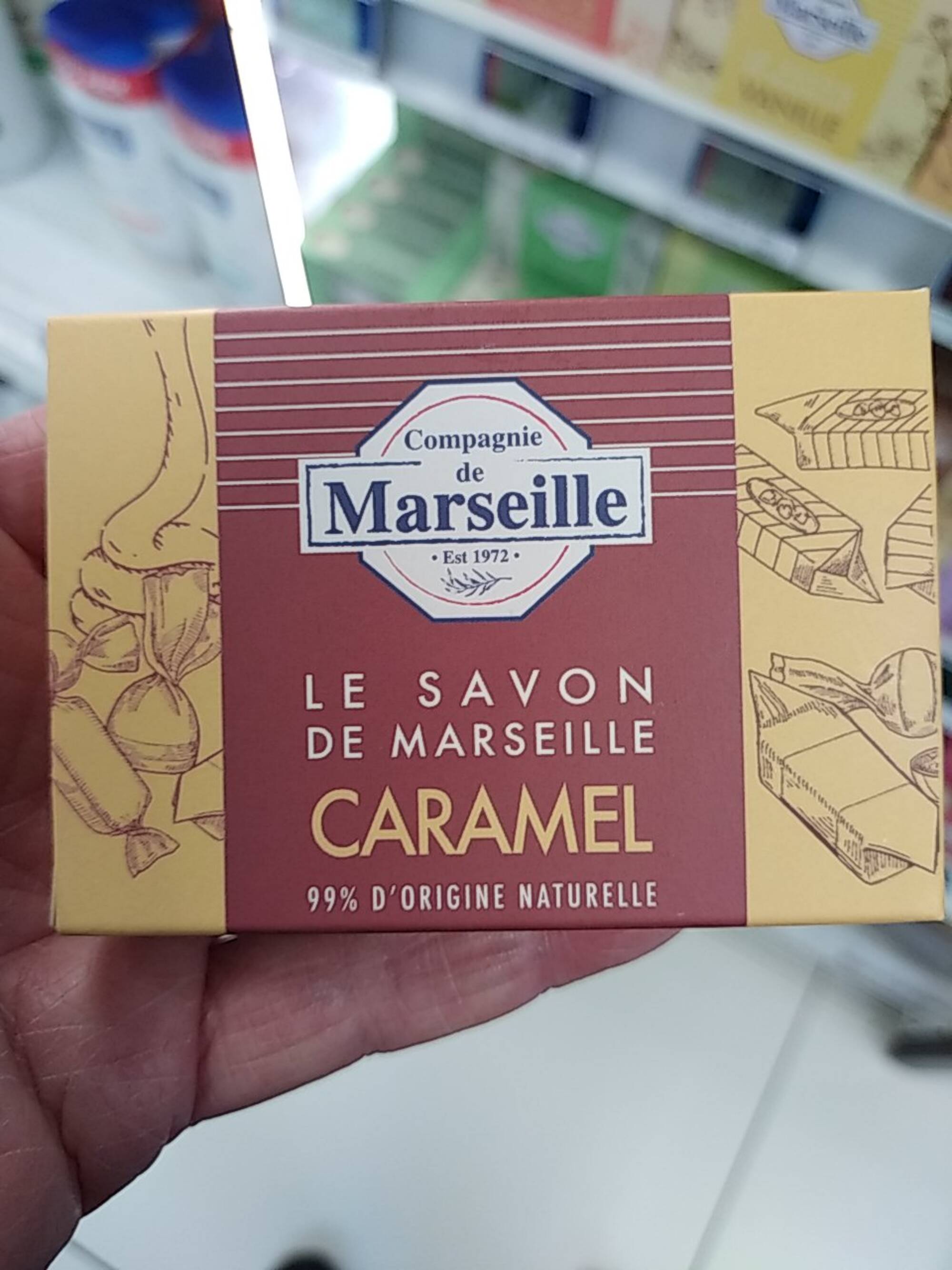 COMPAGNIE DE MARSEILLE - Le savon de Marseille à la caramel 