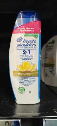 HEAD & SHOULDERS - 2 in 1 citrus fresh - Shampooing antipelliculaire