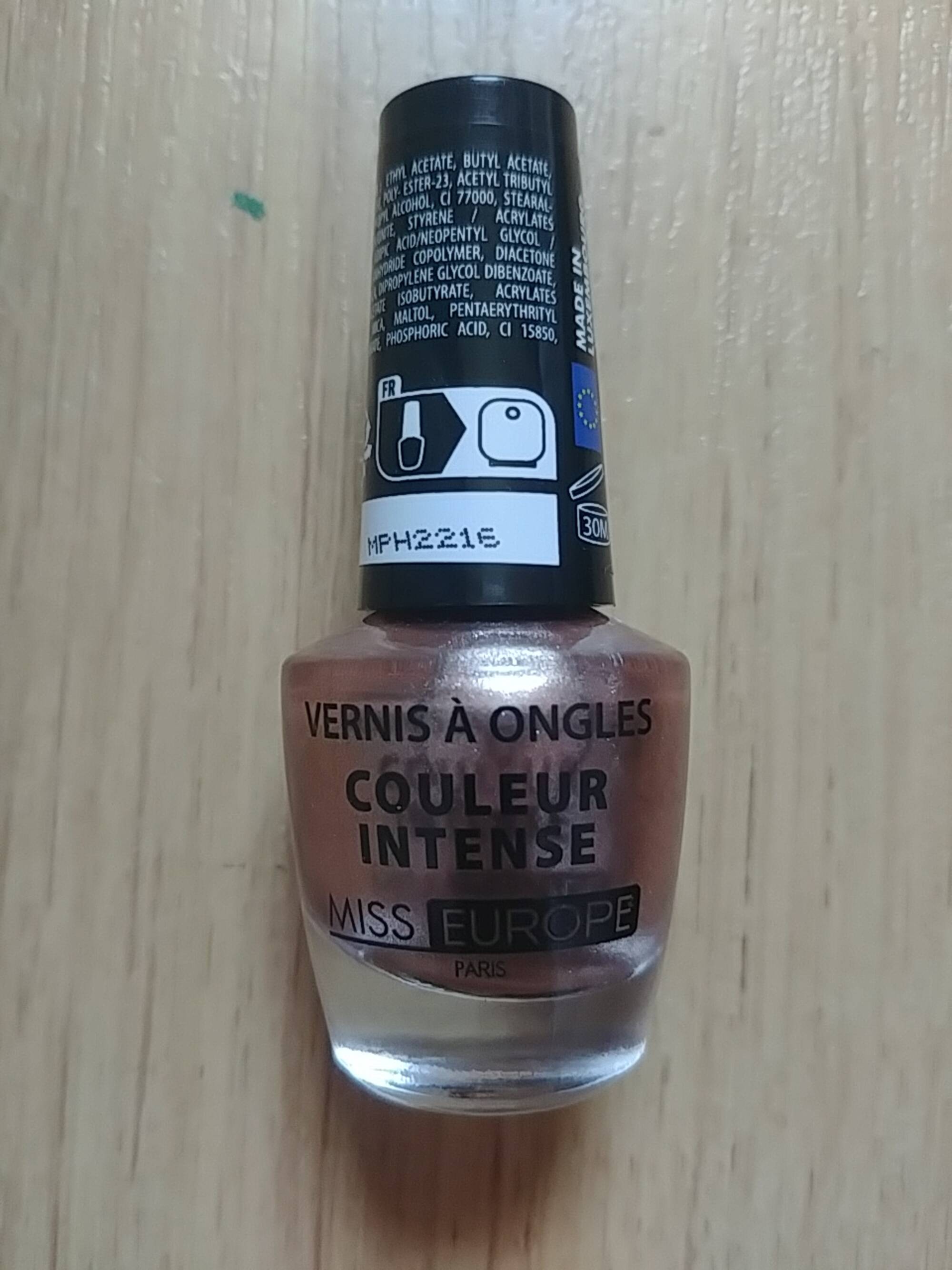 MISS EUROPE - Couleur intense - Vernis à ongles
