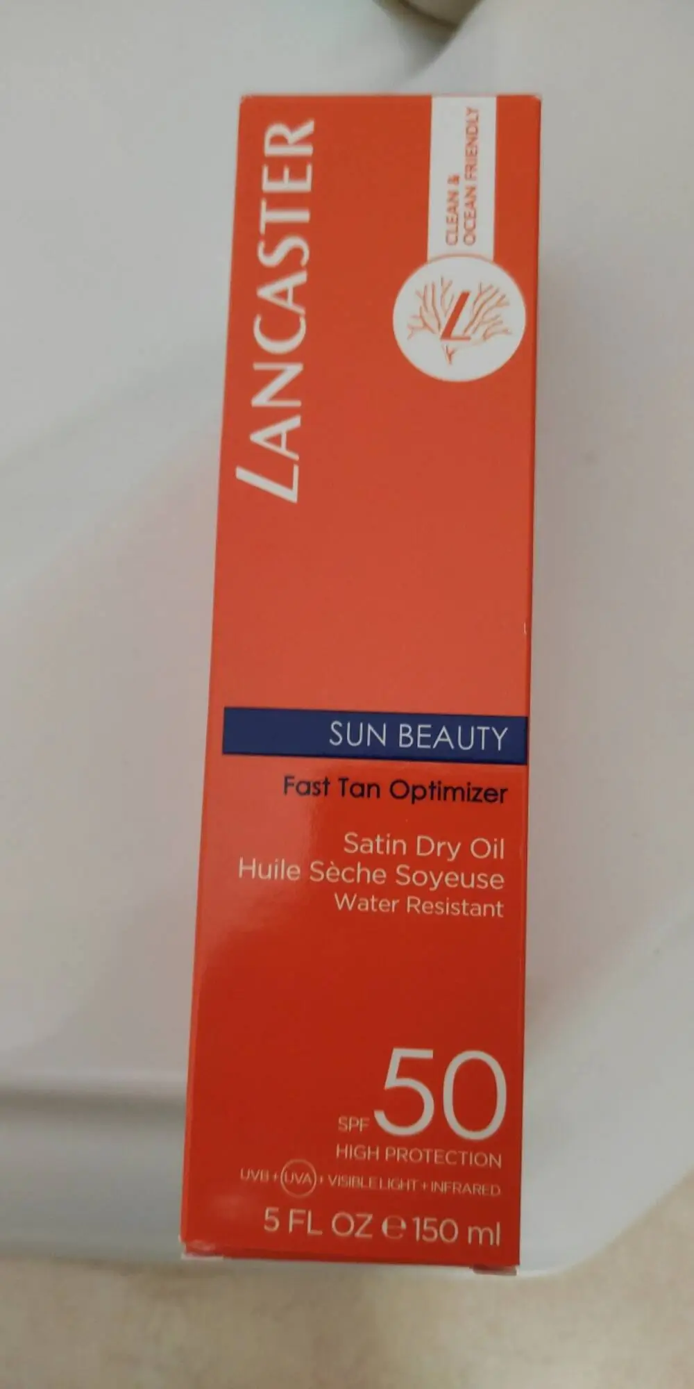 LANCASTER - Sun beauté - Huile sèche soyeuse SPF 50