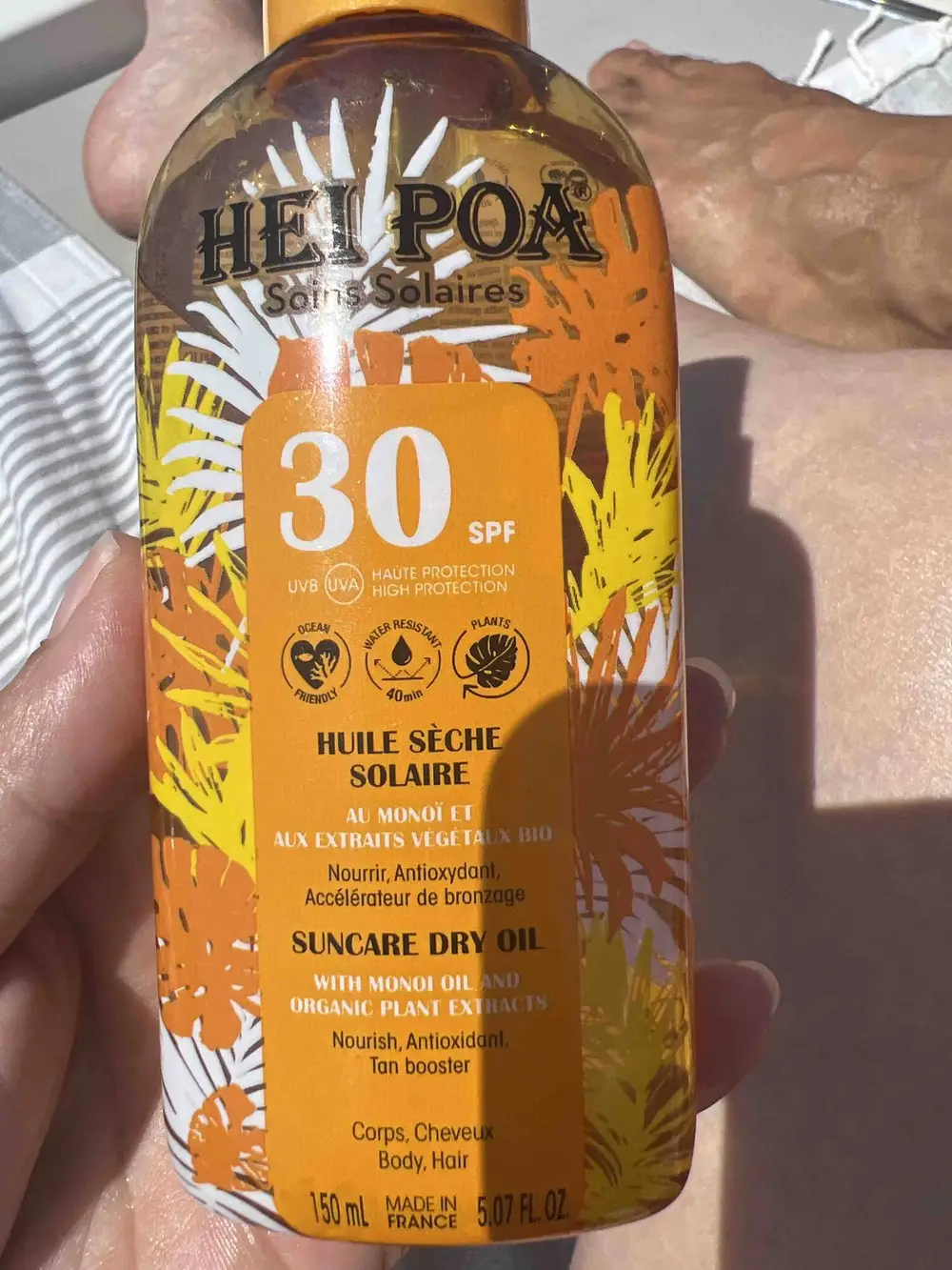 HEI POA - Soins solaires - Huile sèche solaire SPF 30