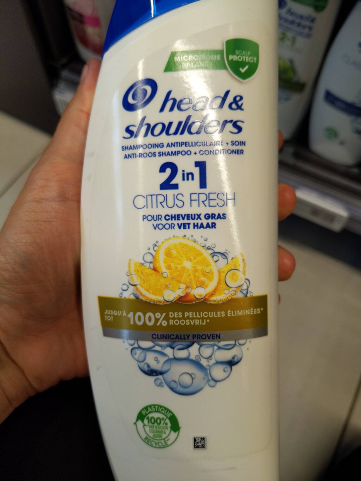 HEAD & SHOULDERS - 2 in 1 Citrus fresh - Shampooing antipellisuclaire + soin