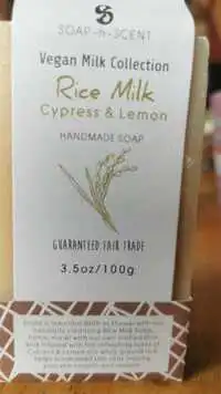 SOAP -N - SCENT - Rice Milk - Handmade soap