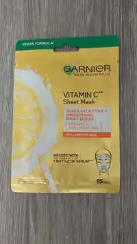 GARNIER - Vitamin C - Sheet mask