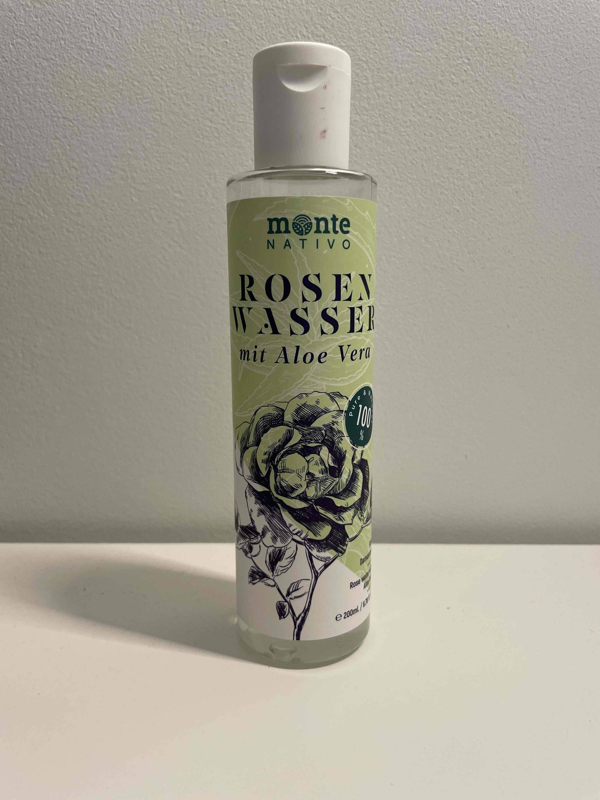 MONTE NATIVO - Rosen Wasser mit aloe vera