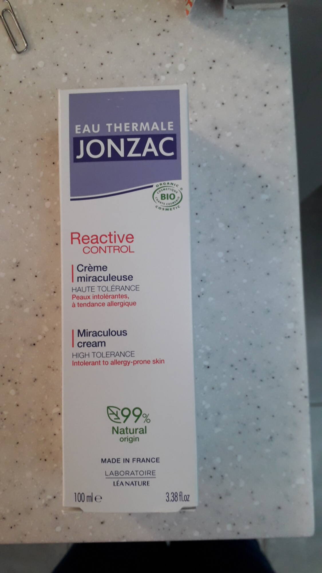 EAU THERMALE JONZAC - Reactive control - Crème miraculeuse 