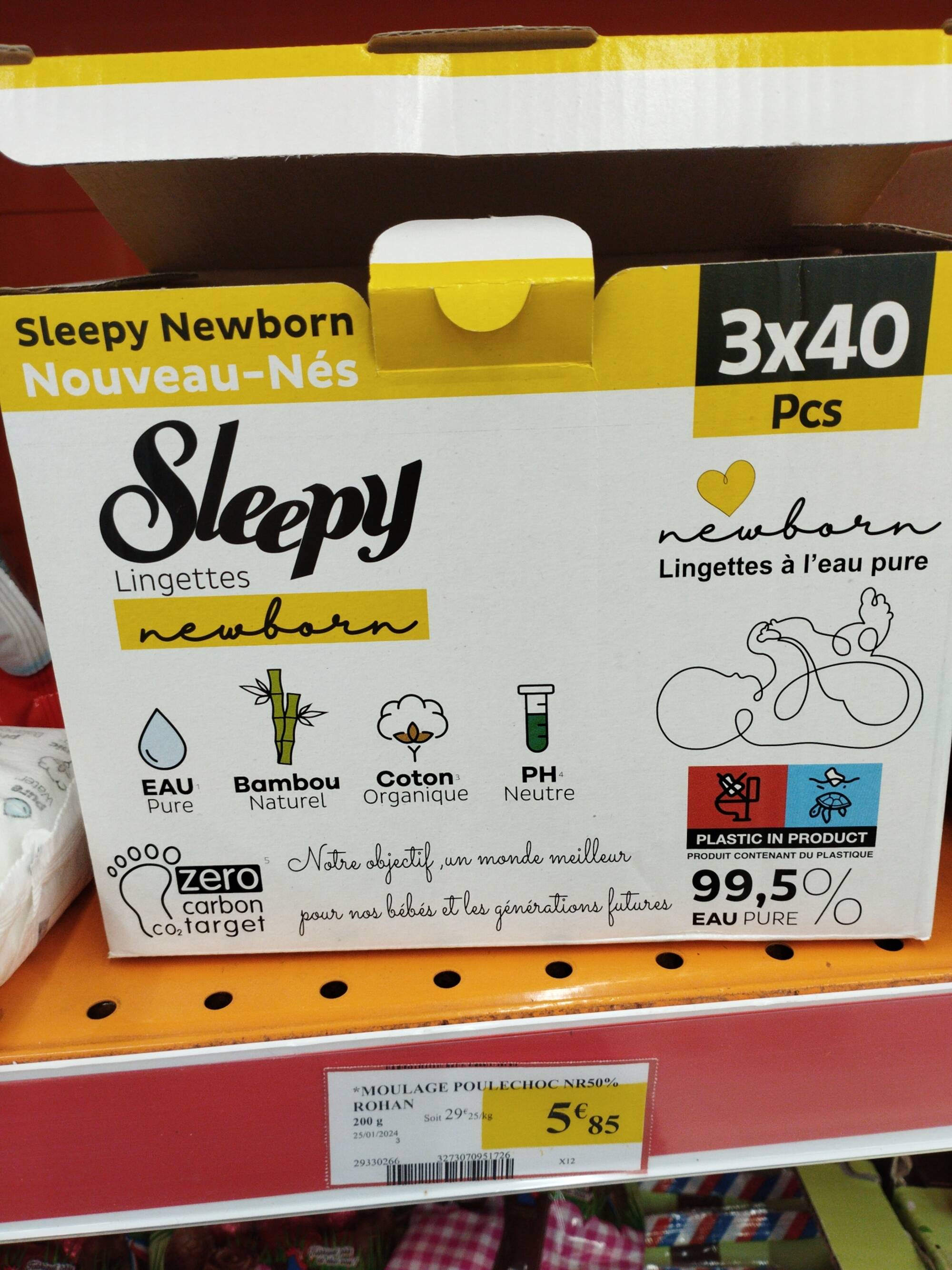 SLEEPY - Sleepy newborn - Lingettes nouveau-nés