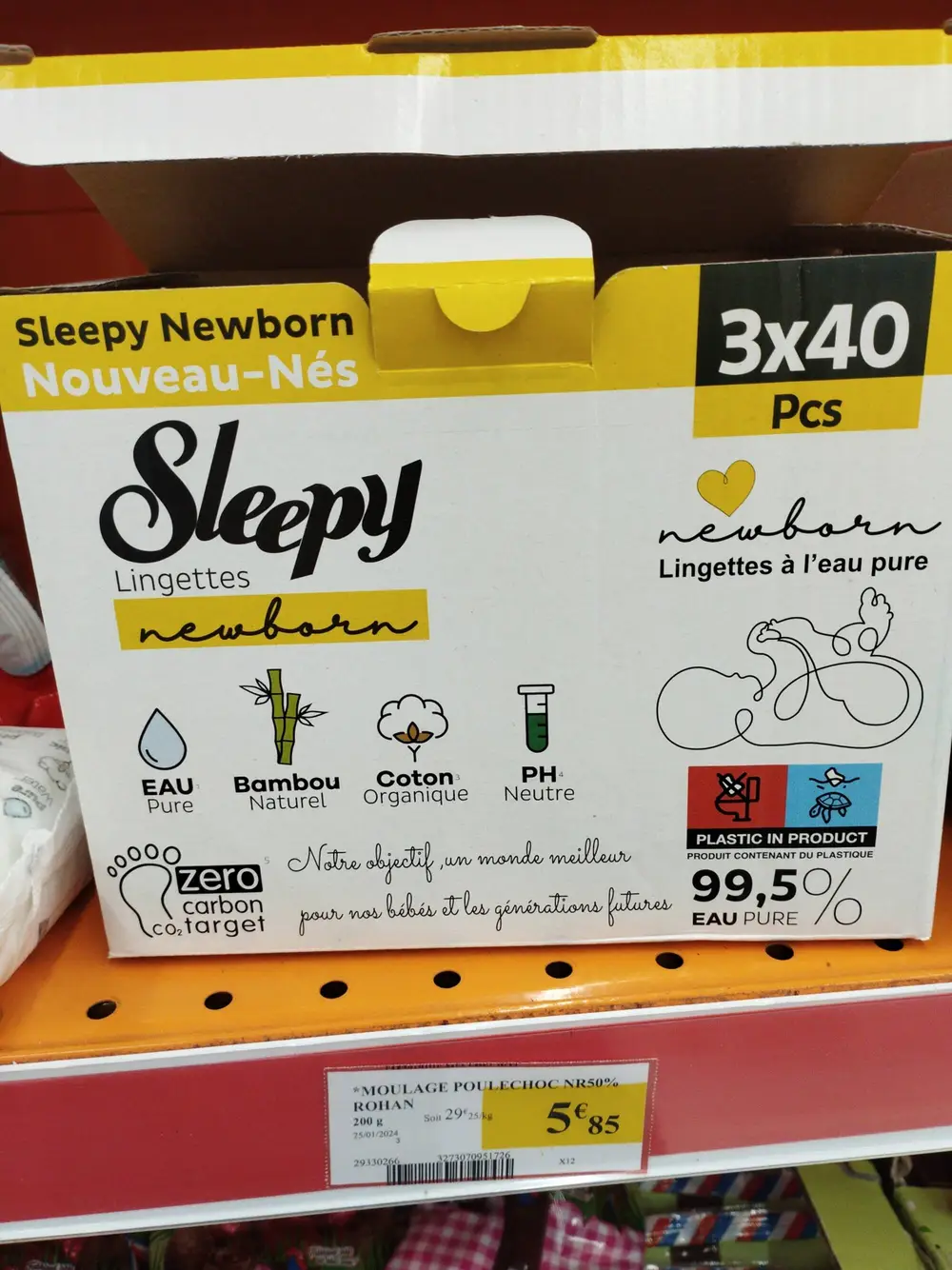 SLEEPY - Sleepy newborn - Lingettes nouveau-nés