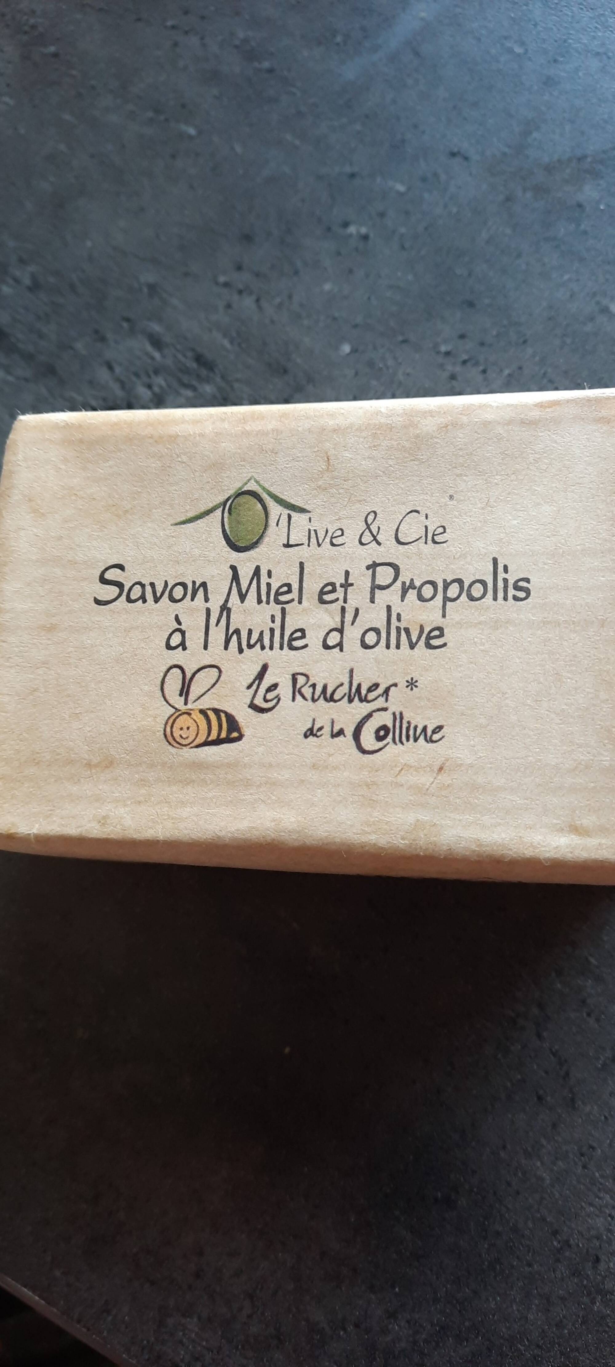 LE RUCHER DE LA COLLINE - Ô'live & cie - Savon miel et propolis à l'huile d'olive