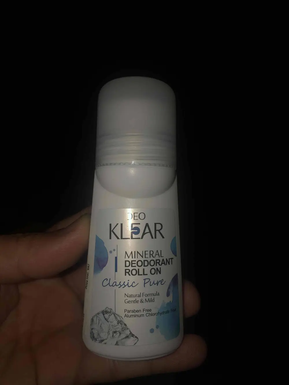 DEO KLEAR - Mineral deodorant roll on classic pure