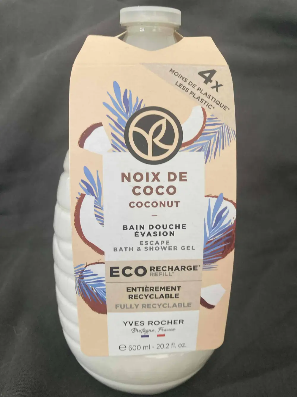 YVES ROCHER - Noix de coco - Bain douche évasion   
