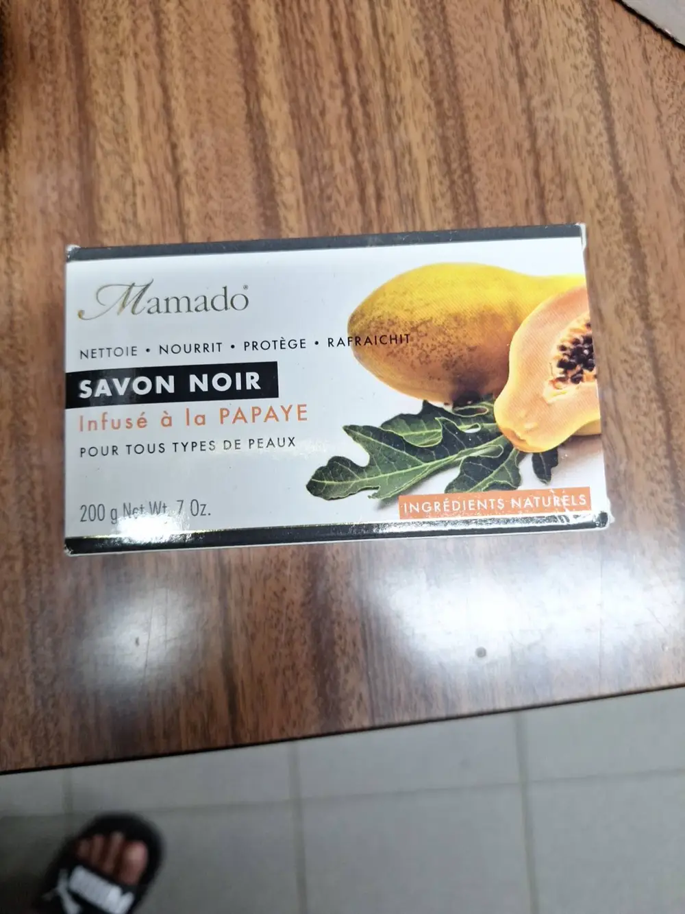 MAMADO - Savon noir infusé à la papaye 