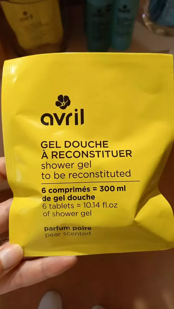 AVRIL - Gel douche à reconstituer parfum poire