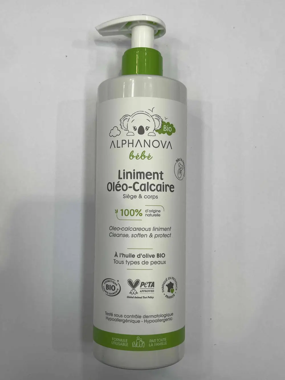 ALPHANOVA - Bébé - Liniment oléo-calcaire