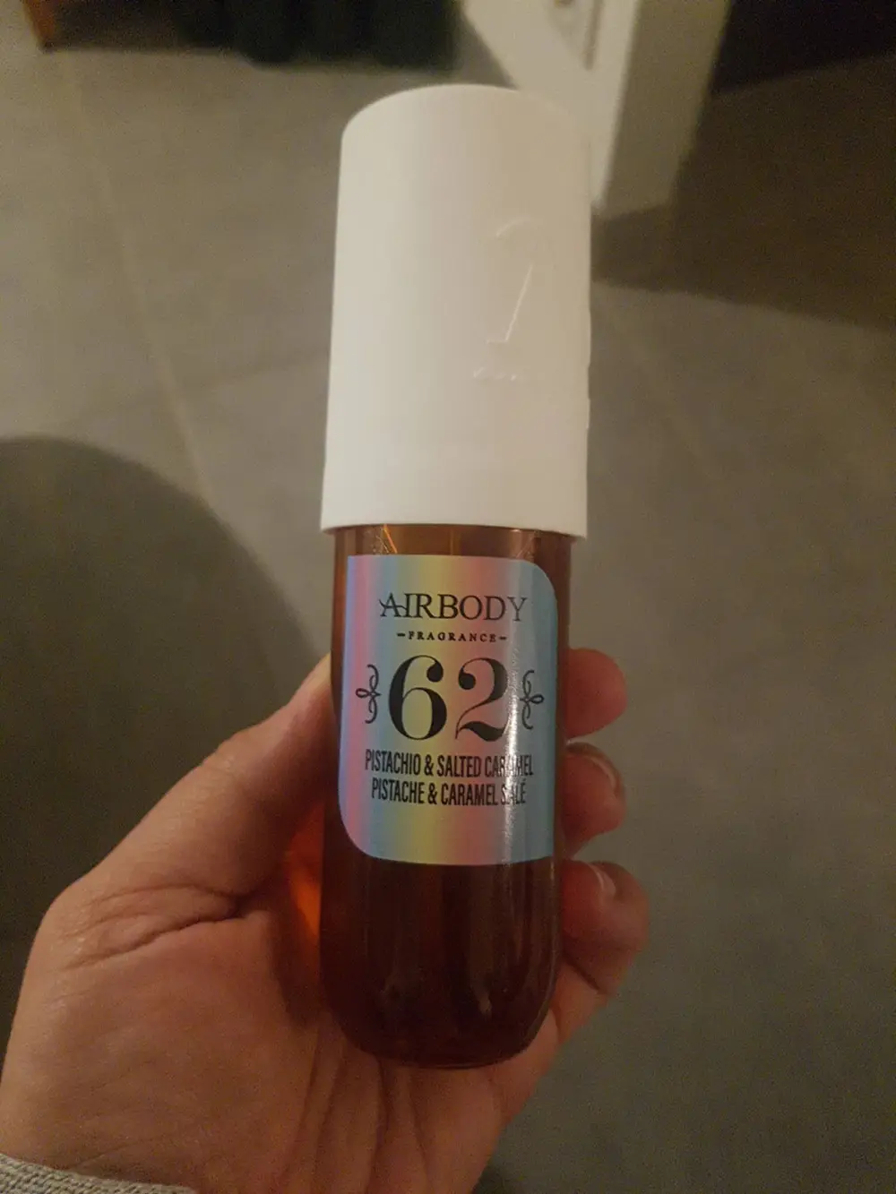 AIRBODY - 62 pistache & caramel salé