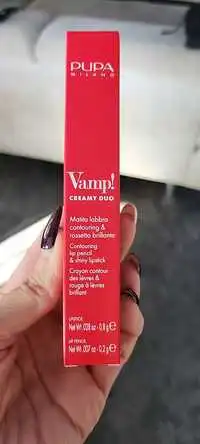 PUPA - Vamp ! - Crayon contour des lèvres et rouge à lèvres brillant