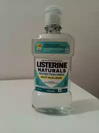 LISTERINE NATURALS - Protection email - Bain de bouche goût plus léger menthe