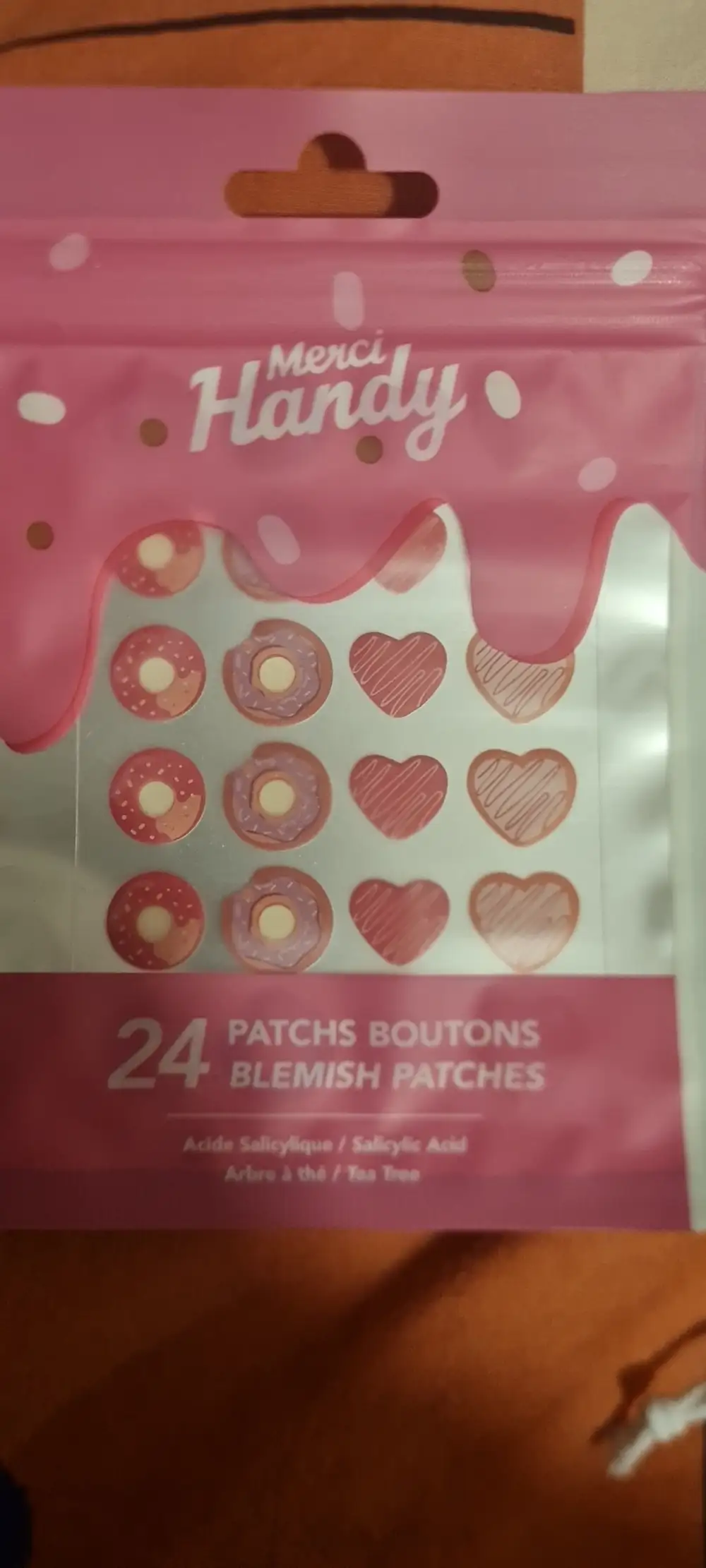 MERCI HANDY -  Patchs boutons 