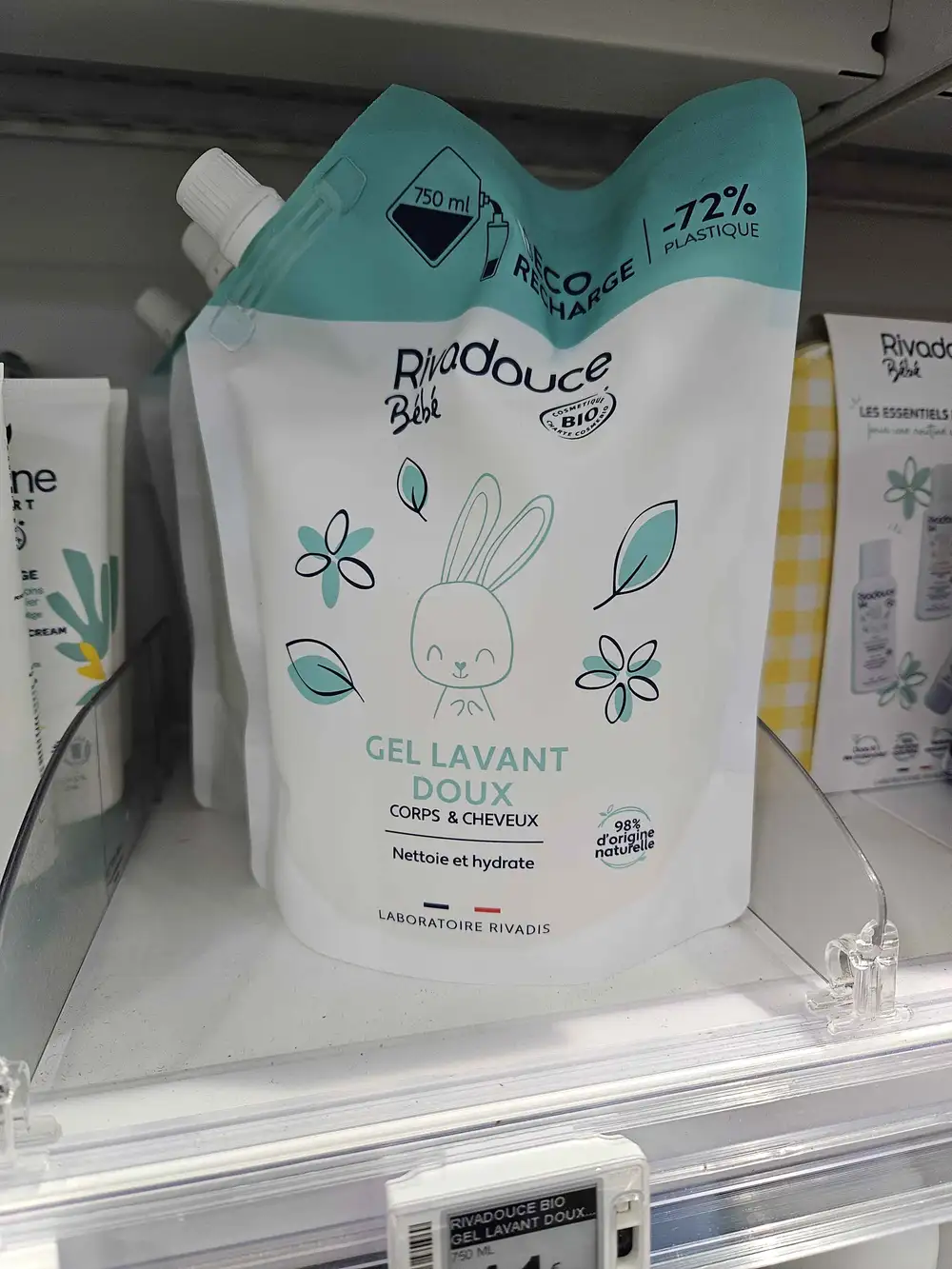 RIVADOUCE - Bébé - Gel lavant doux