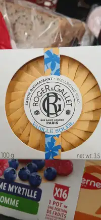 ROGER & GALLET - Vanille soleil - Savon bienfaisant