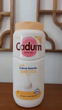 CADUM - Surdoux lait - Crème lavante
