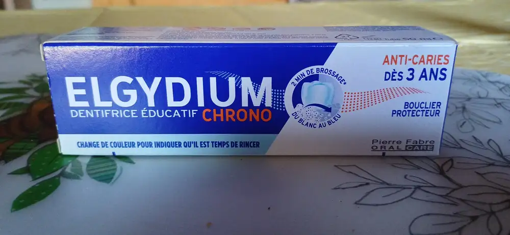 ELGYDIUM - Dentifrice éducatif chrono