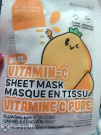BONNYHILL - Masque en tissu vitamine C pure