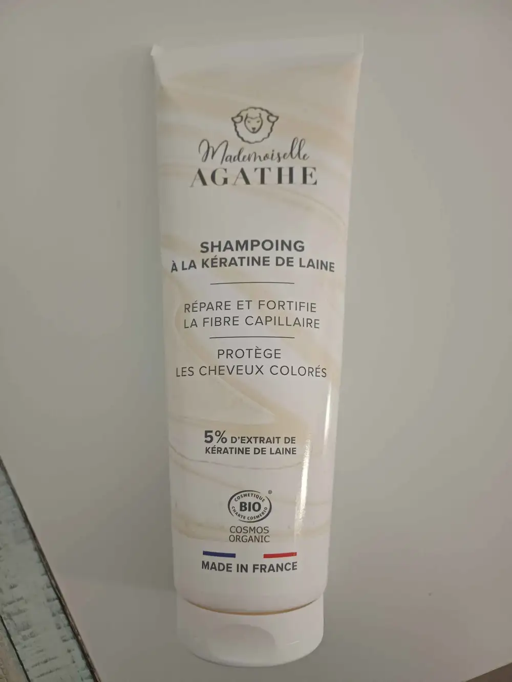 MADEMOISELLE AGATHE - Shampooing à la kératine de laine