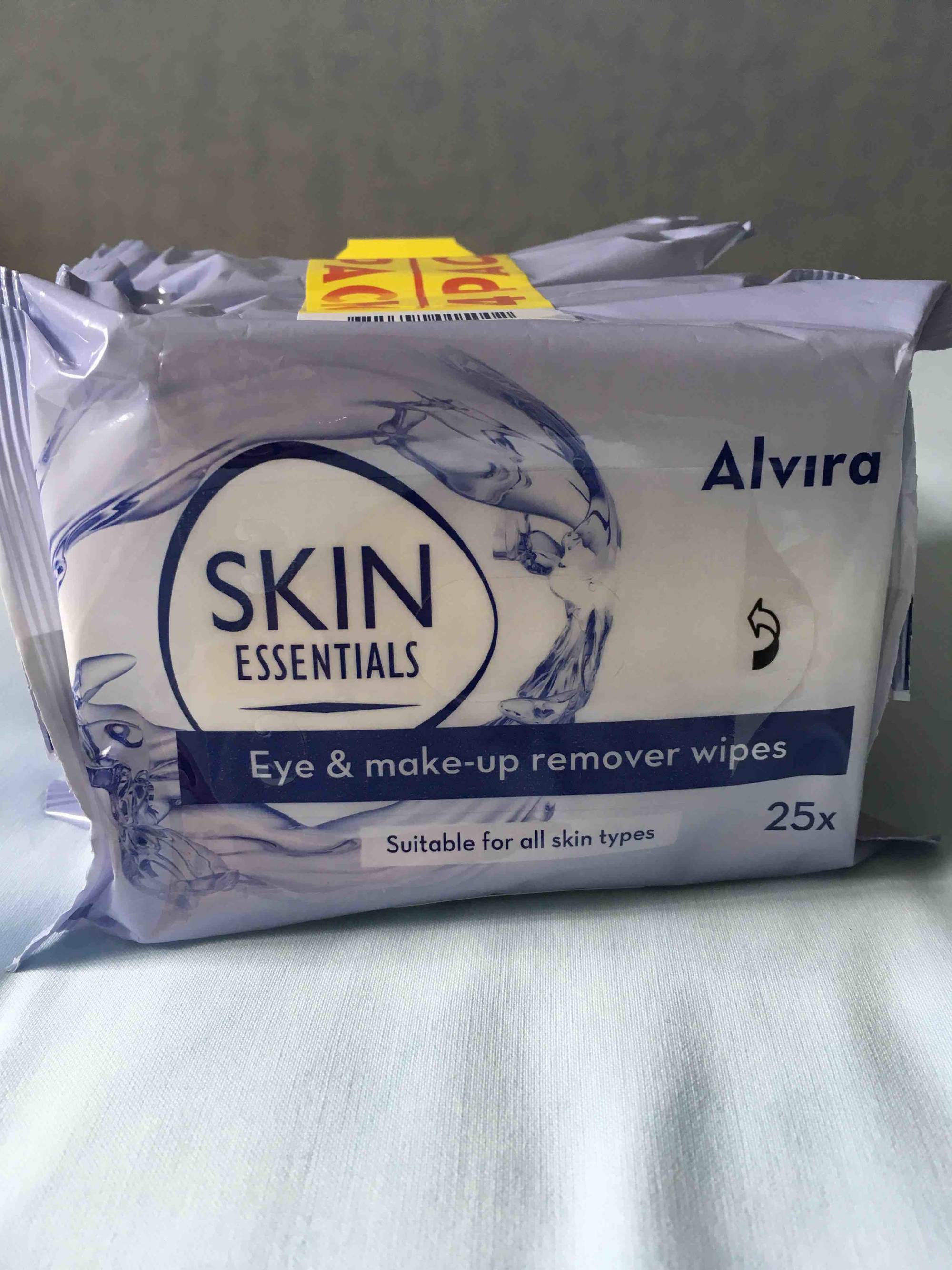 ALVIRA - Skin essentials - Eye & make-up remover wipes